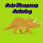 Cute Dinosaurs Coloring