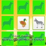 Kids Learning Farm Animals Memory