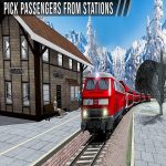 Uphill Station Bullet Passenger Train Drive Game